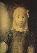 Odilon Redon Mademoiselle Jeanne Roberte de Domecy USA oil painting artist